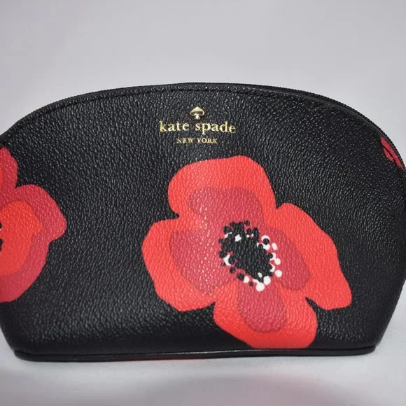 kate spade Bags Kate Spade Poppy Flower Design Cosmetic Bag
